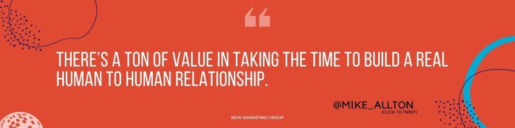 Relationship Marketing Quote Mike Allton @mike_allton