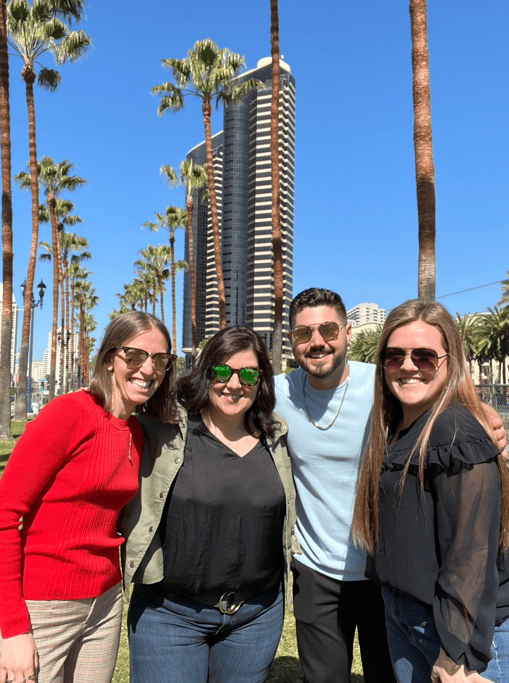NOW team smiling and joyful in San Diego