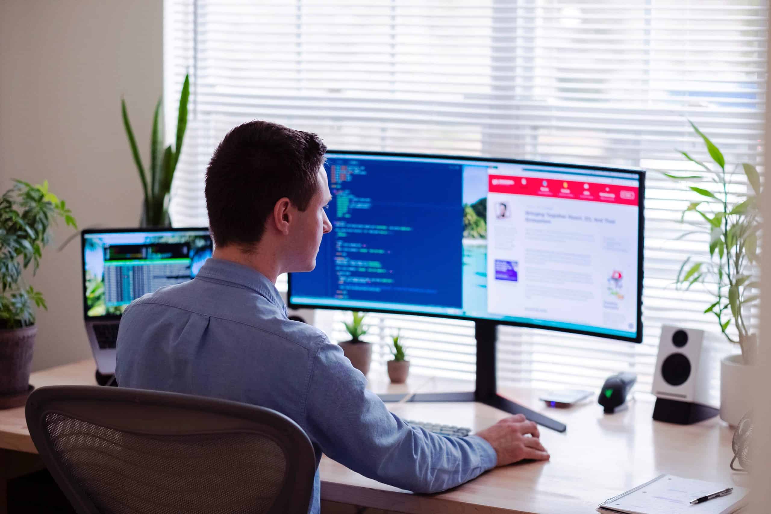 Working at home office-1