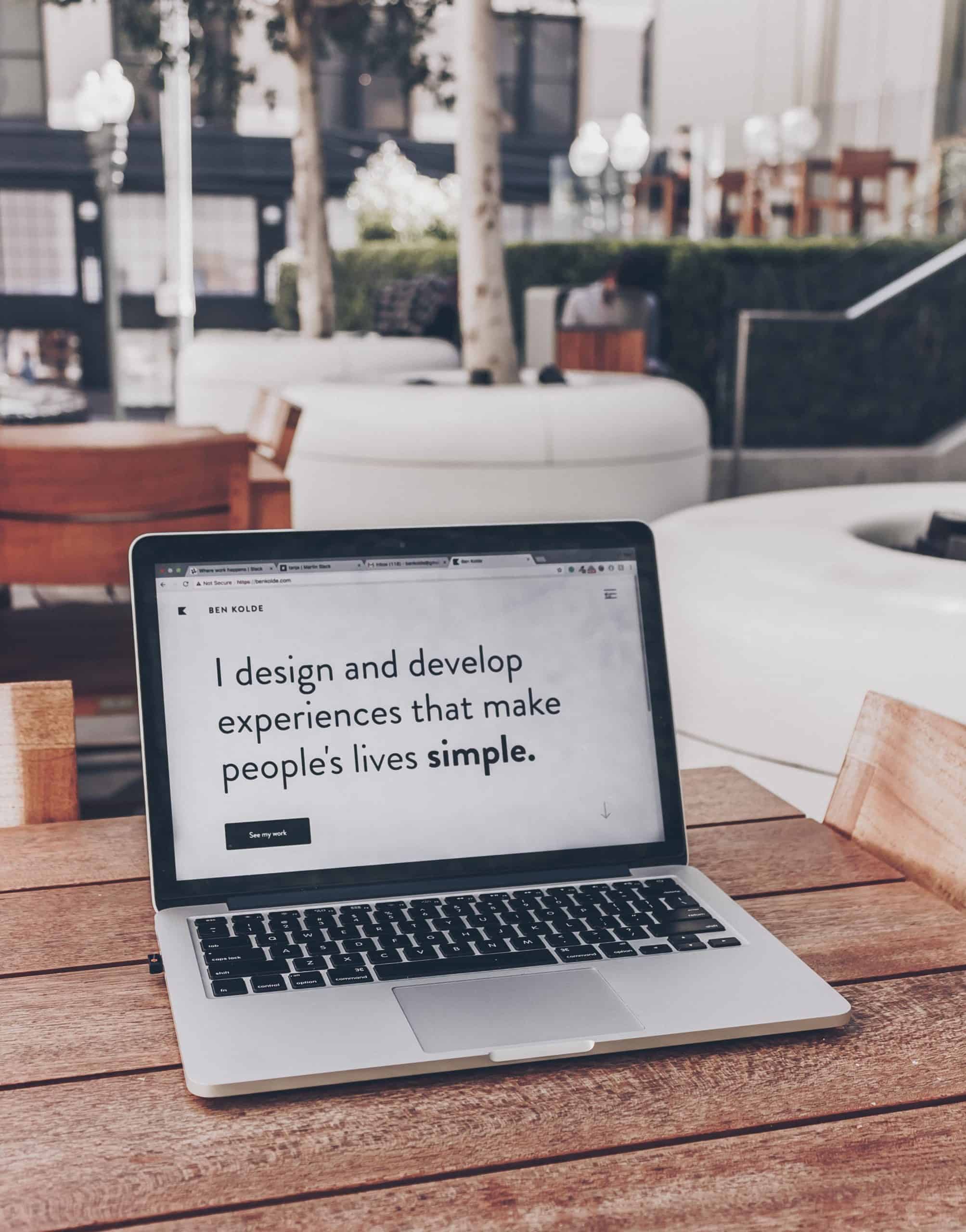 Unsplash image website design