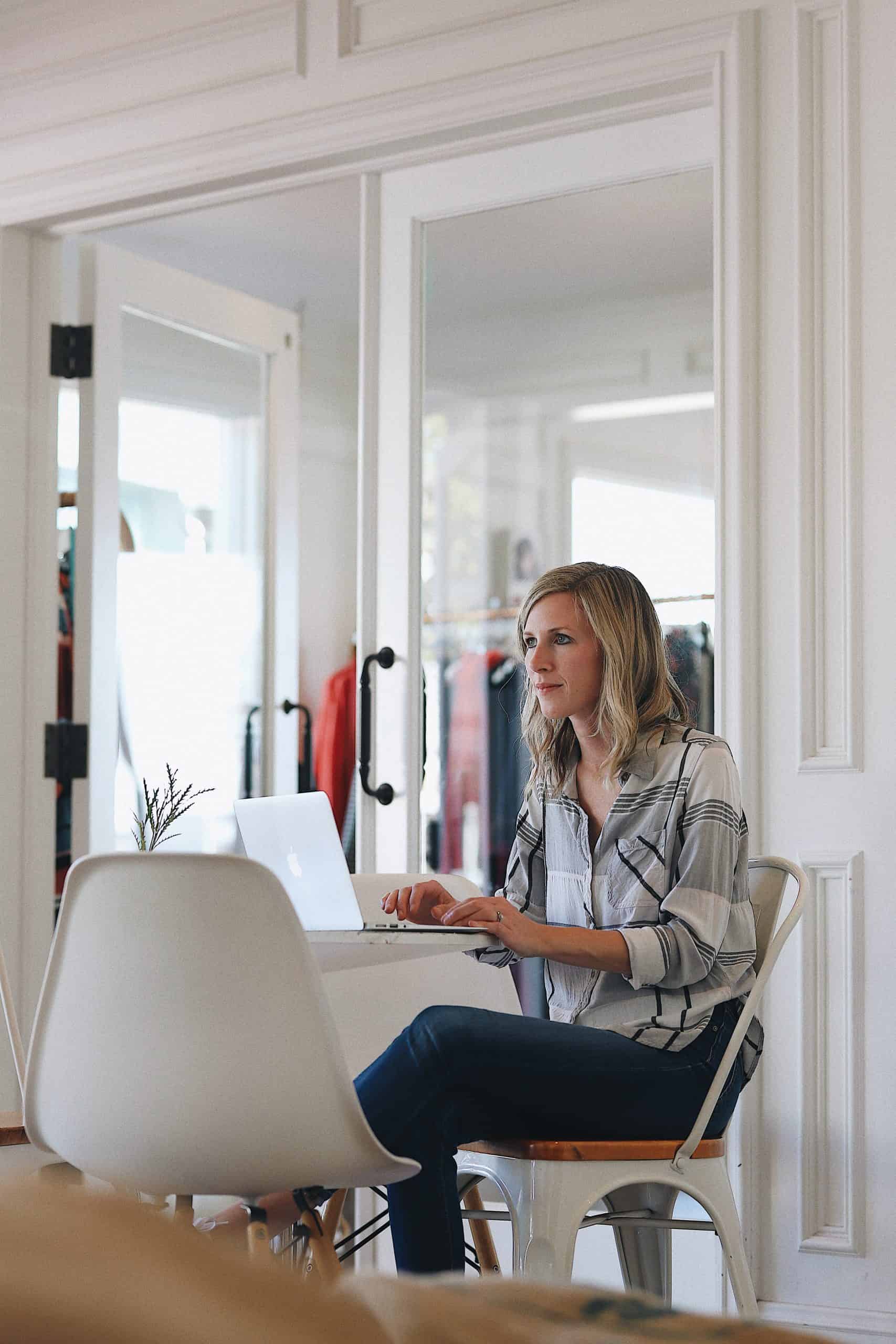 woman working on laptop-2