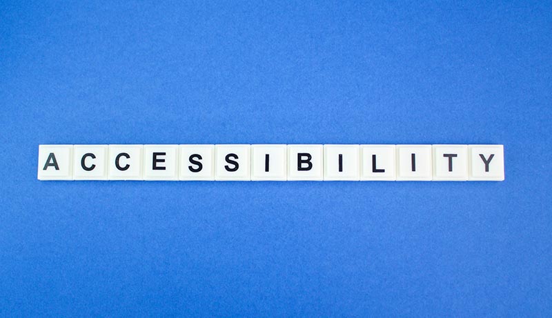 Accessibility in block letters