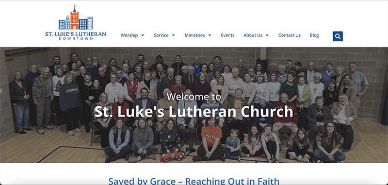 St. Luke's homepage
