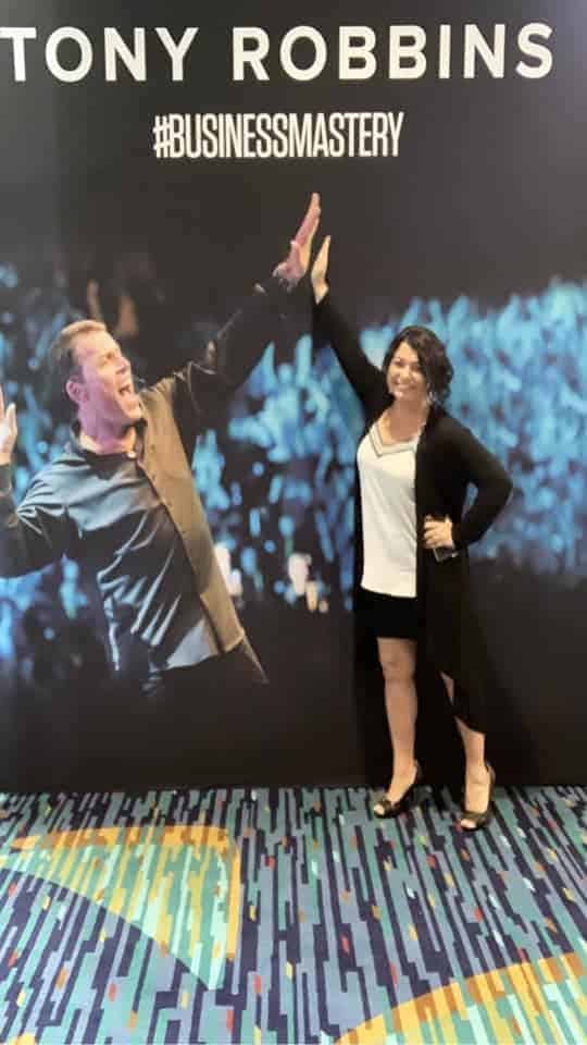 Jessika at Tony Robbins Conference
