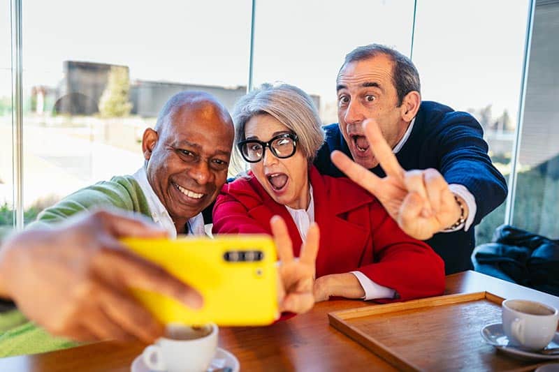 Friends making content