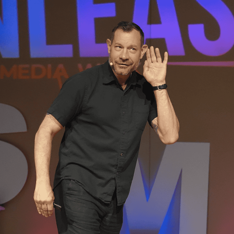 Brian Moroz speaking at smwl26