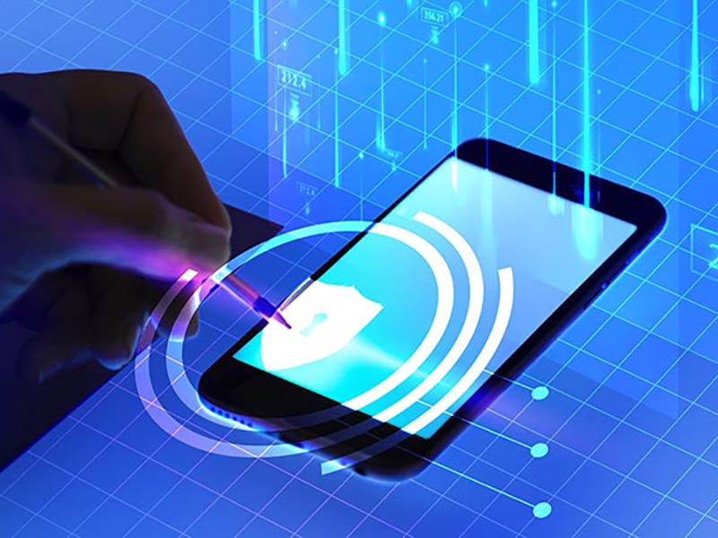 mobile phone with lock system